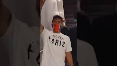 Messi first day at Paris. PSG FC. Link for the supper hot ICI C'EST PARIS T-shirt.