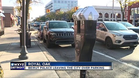 Beirut Palace leaving Royal Oak over parking