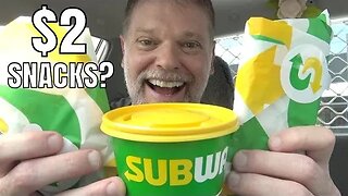 SUBWAY'S New $2 Snacks?