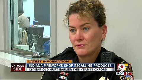 Firework shop recalls products after explosion injuries child