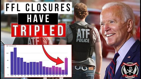ALERT: ATF has TRIPLED FFL closures this year… Most in 16 YEARS by a long shot…