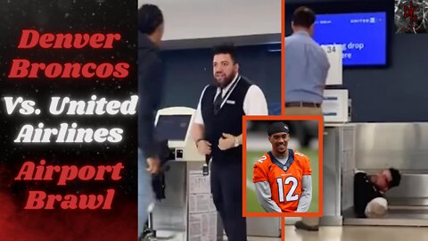 Brendan Langley, Former NFL Player, Hands Out a Two-Piece to FORMER United Airlines Worker