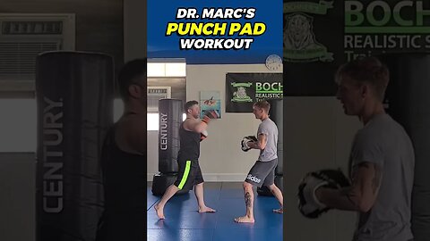 Doctor Marc on His Morning Punch Pad Workout