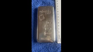 Silverbar, silvertacka 1kg Valcambi Suisse 1 kg