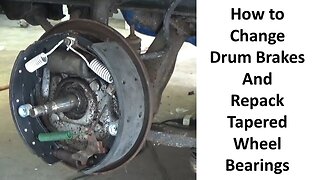 1965 Mustang - Changing Drum Brakes, How to Pack Tapered Wheel Bearings