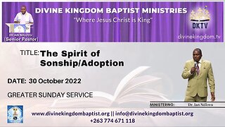 The Spirit of Sonship/Adoption (30/10/22)