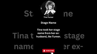 The Birth of "Tina": How She Chose Her Iconic Stage Name #shorts #tinaturner #rocknroll