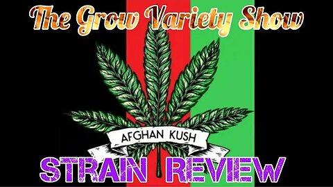 Afghani Kush strain Review (The Grow Variety Show ep.229)