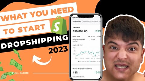 🚨 What You Need to Start Dropshipping 2023