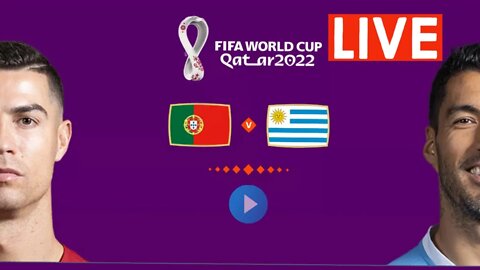 PORTUGAL vs URUGUAY | 🏆| FIFA World Cup Qatar 2022 | LIVE Watch Along & FIFA 23 Gameplay