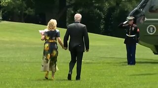 Joe Biden Takes No Questions And Fails To Salute Marine As He Retreats To Camp David Yet Again