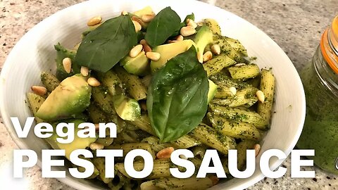 Vegan pesto sauce | Easy vegan cooking