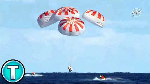 SpaceX Crew Dragon Capsule Landing