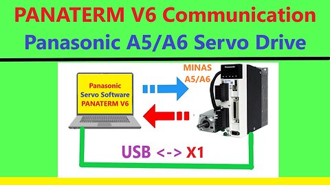 SV0032 - Panasonic PANATERM v6 communication Servo Minas A5-A6-windows 11