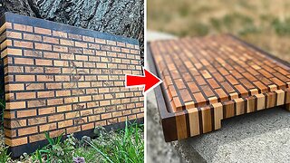 Refinishing a "Brick Wall" End Grain Cutting Board