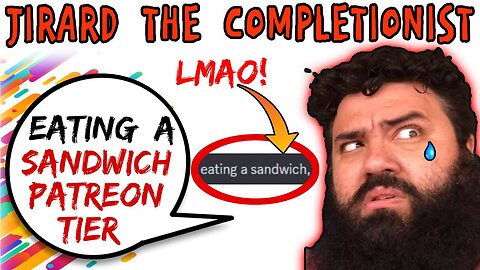 Jirard The Completionist Leaked Discord DM Hints Eating A Sandwich Patreon Tier - 5lotham