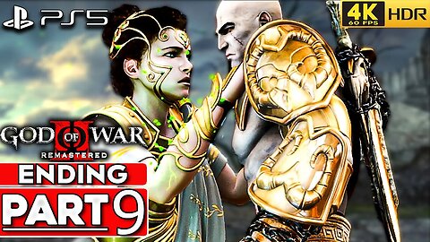 (PS5) GOD OF WAR 2 REMASTERED Walkthrough Part 9 ENDING Titan Mode NO DAMAGE [4K 60FPS HDR]