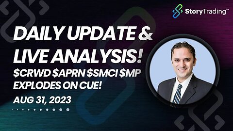 Daily Update & Live Analysis: $CRWD $APRN $SMCI $MP Explodes on Cue!