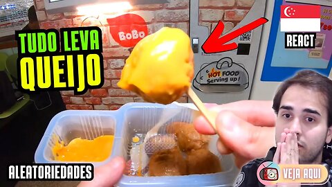 A MÁQUINA DAS COMIDAS com MOLHO DE QUEIJO! | Veja Aqui Reacts