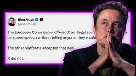 Elon Musk Exposes Secret Illegal Global Censorship System