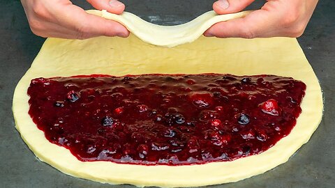 The family's favorite recipe! Puff pastry dessert, in just 10 minutes