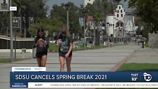 SDUS cancels spring break 2021
