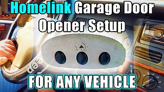 Homelink Garage Door Opener Setup