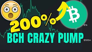 Why Bitcoin Cash pumped over 200%? BCH crypto price prediction. $300 not enough