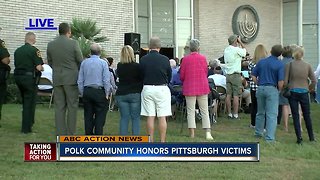 Local community honors victims