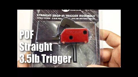Patriot Ordnance Factory POF Straight Drop-In 3.5lbs AR Trigger Review
