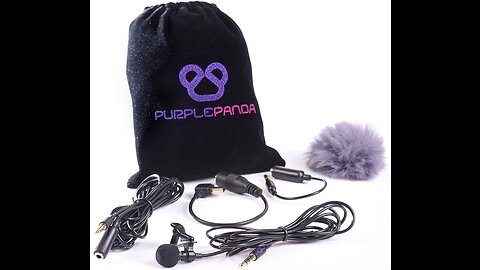 Unboxing The Purple Panda Lavalier Lapel Microphone Kit Test And Review