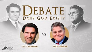 Does God Exist? Greg Bahnsen Vs. Eddie Tabash Debate: Full Video With Cleaned Up Audio