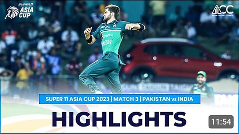 Pak vs ind Asia cup 2023 | Full Highlight match Pakistan vs india Asia Cup 2023 #asiacup #pakvsindia