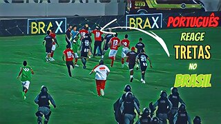 CONFUSÃO e AGRESSÕES na COPA do BRASIL!!! Português reage ao final do jogo SERGIPE x BOTAFOGO!!