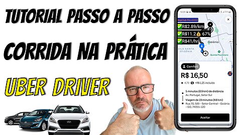 PRIMEIRA CORRIDA NA PRÁTICA PELA UBER | Como iniciar na Uber do jeito certo