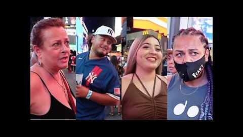 UNCUT AF 4 Perspectives On Trump in Times Square (New York City, NY)