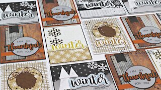 Honey Bee Stamps - Farm Fresh Holiday - 14 cards 1 collection