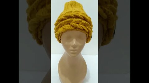 A Crochet Braided Hat #shorts
