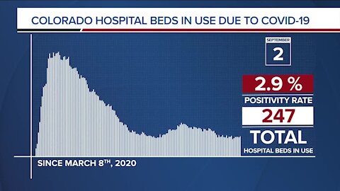 GRAPH: COVID-19 hospital beds in use as of Sept. 2, 2020