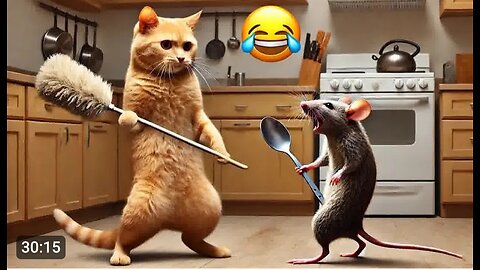 😸 A fun day with adorable cat actions 🤣 Funniest Animals 🤣