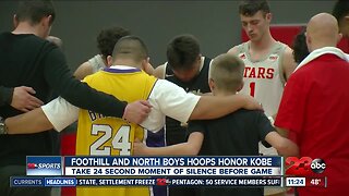 Foothill and North honor Kobe Bryant ahead of game