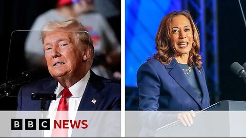 Donald Trump questions Kamala Harris' racial identity / BBC News