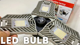 Super Bright 3 Panel Deformable LED Light Bulb Review