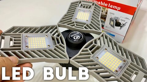 Super Bright 3 Panel Deformable LED Light Bulb Review
