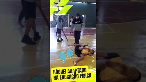 Hóquei adaptado na educação física #shorts