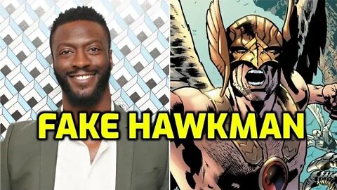 Aldis Hodge - A message to the fake Hawkman