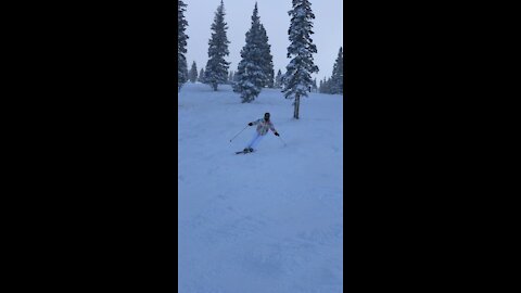 ski dance with stranger
