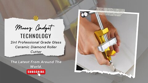 2in1 Professional Grade Glass Ceramic Diamond Roller Cutter | Link in description