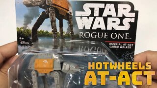 Hot Wheels Star Wars: Rogue One Imperial AT-ACT Cargo Walker Vehicle Toy Review