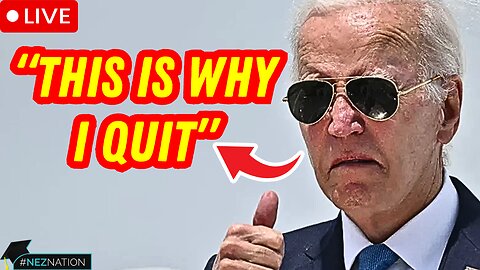 🚨LIVE: Joe Biden Bids Farewell to the Nation After Quitting Presidential Race!